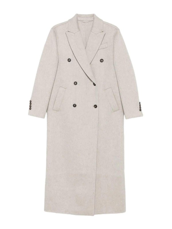 BRUNELLO CUCINELLI: Gabardinas - Gabardina - Gris