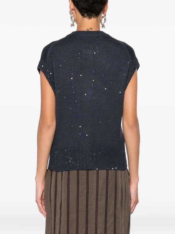 BRUNELLO CUCINELLI buy online Gilet - Bleu