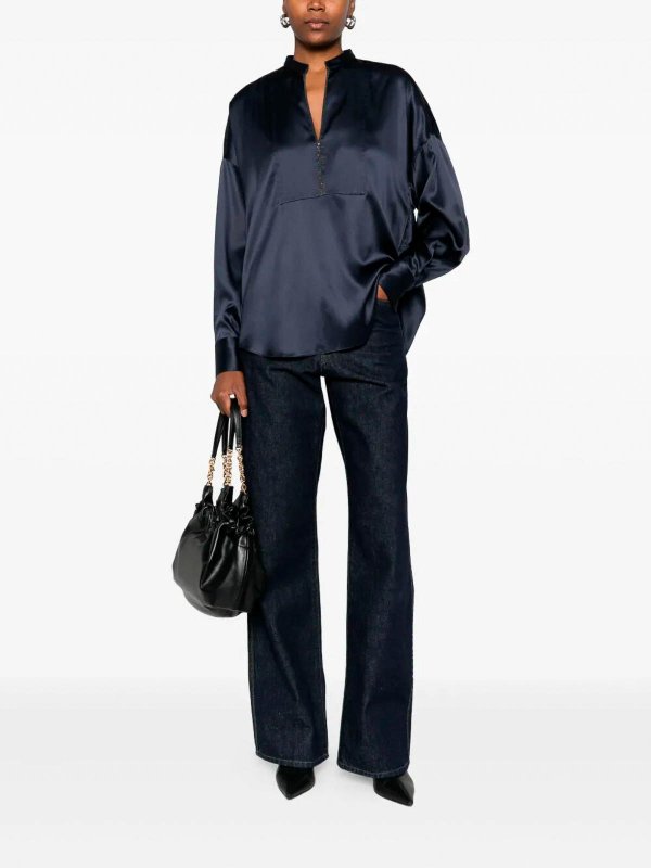 BRUNELLO CUCINELLI: Blouses online - Blouse - Bleu