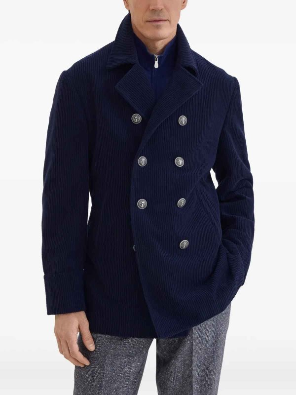 The Best Shops BRUNELLO CUCINELLI: knee length coats - Cashmere Suit-Type Jacket