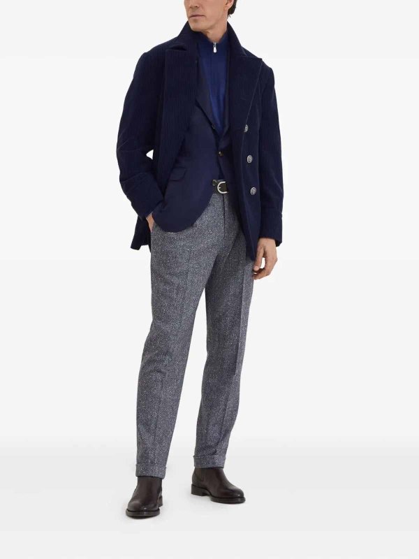 BRUNELLO CUCINELLI: Vestes de costume online - Blazer - Bleu