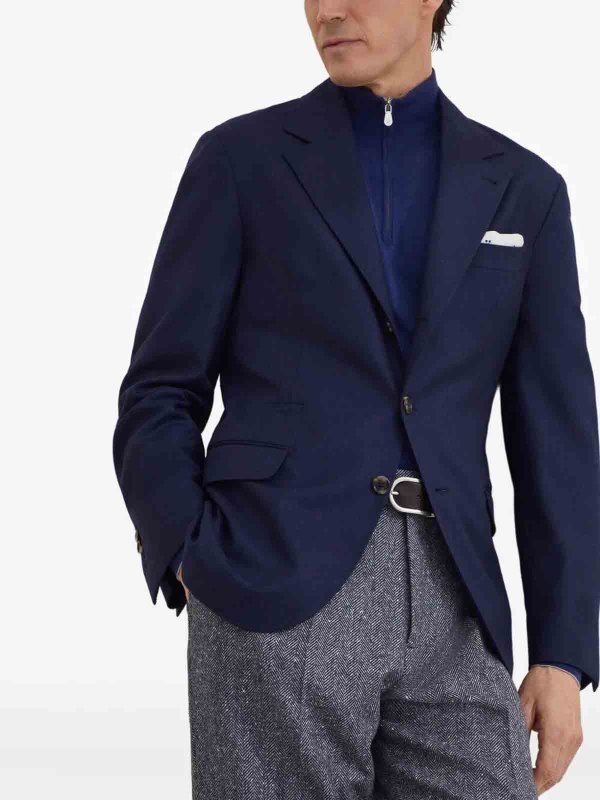 The Best Shops BRUNELLO CUCINELLI: Vestes de costume - Blazer - Bleu