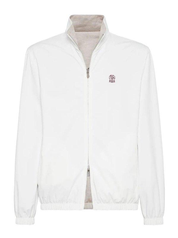 BRUNELLO CUCINELLI: Chaquetas casual - Chaqueta Casual - Crema