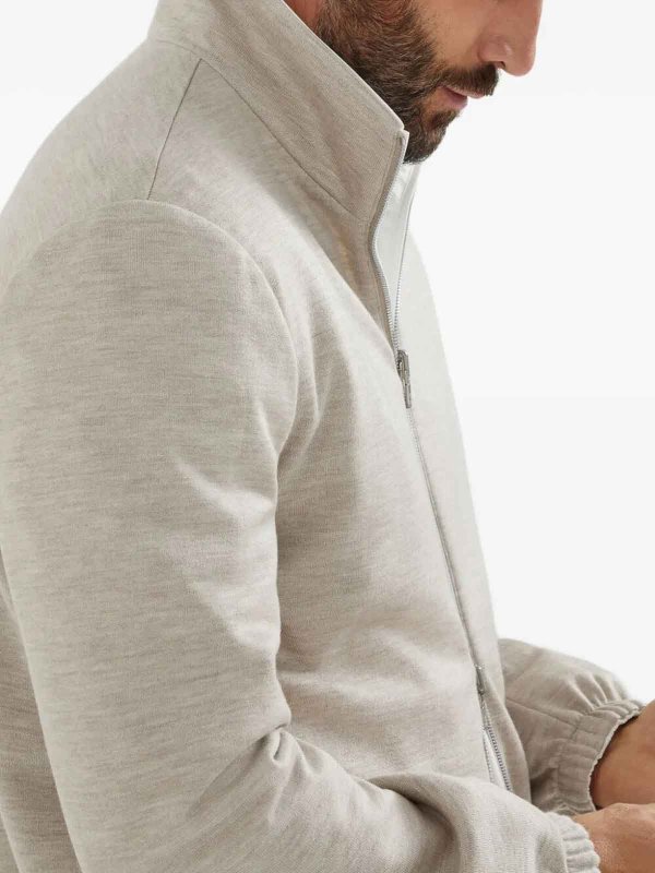 Chaqueta Casual - Crema shop online: BRUNELLO CUCINELLI