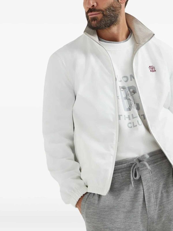 The Best Shops BRUNELLO CUCINELLI: Chaqueta Casual - Crema