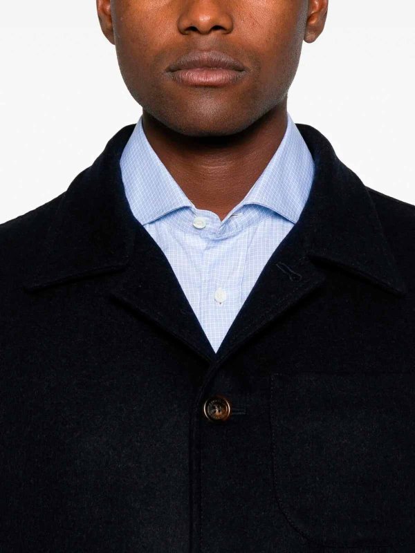 ボンバージャケット - ダークブルー shop online: BRUNELLO CUCINELLI