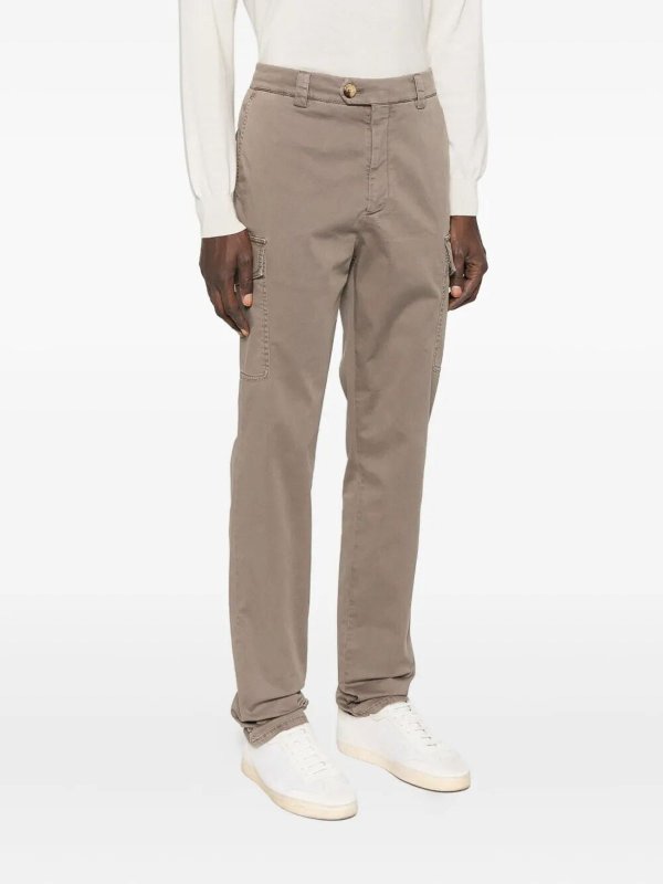 The Best Shops BRUNELLO CUCINELLI: ストレートジーンズ - ストレートジーンズ - グレイッシュブラウン