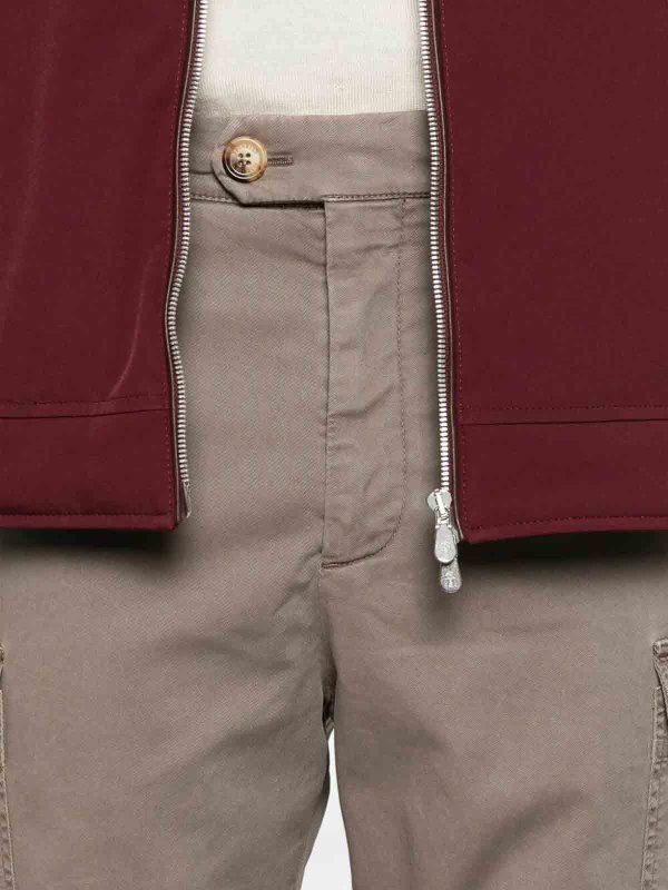 BRUNELLO CUCINELLI buy online ストレートジーンズ - グレイッシュブラウン