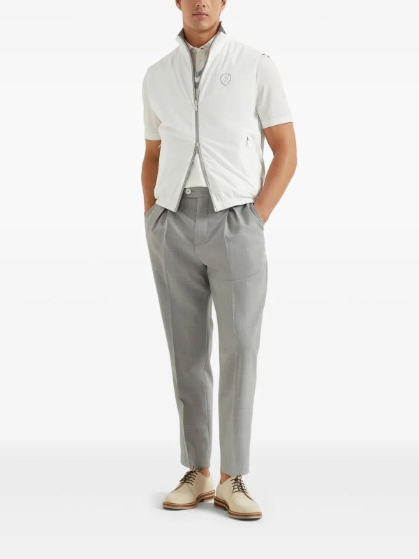BRUNELLO CUCINELLI: Chalecos online - Chaleco - Blanco