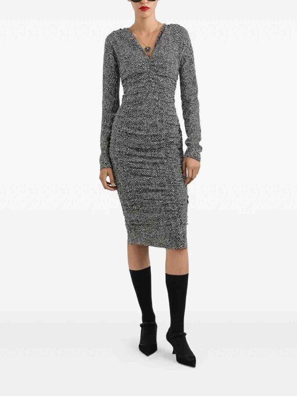 DOLCE & GABBANA: knee length dresses online - Dress
