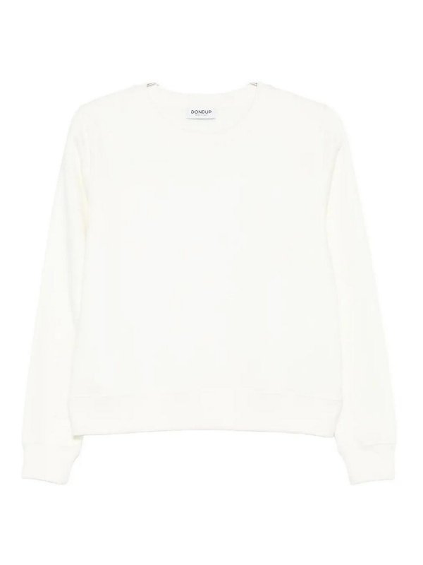 DONDUP: Sweatshirts & Pulls - Sweat-Shirts - Blanc