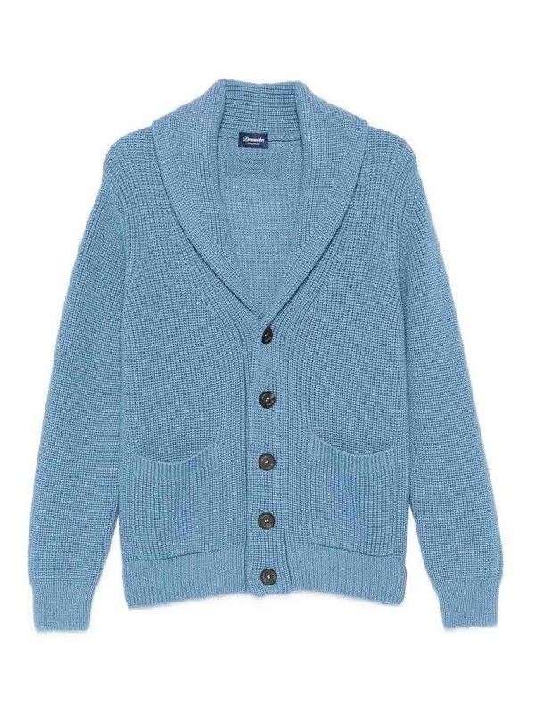 DRUMOHR: Cardigans - Cardigan - Denim