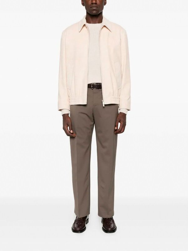 DRUMOHR: Strickpullover mit Rundhalsausschnitt online - Rundhalspullover - Weiß