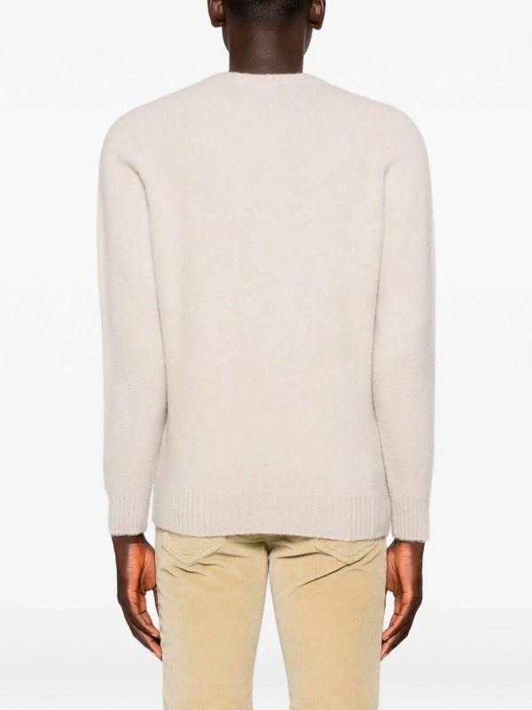 Rundhalspullover - Beige shop online: DRUMOHR