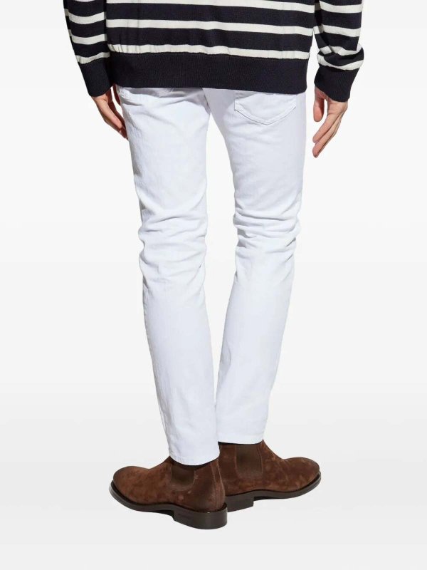 Jean Droit - Blanc shop online: DSQUARED2