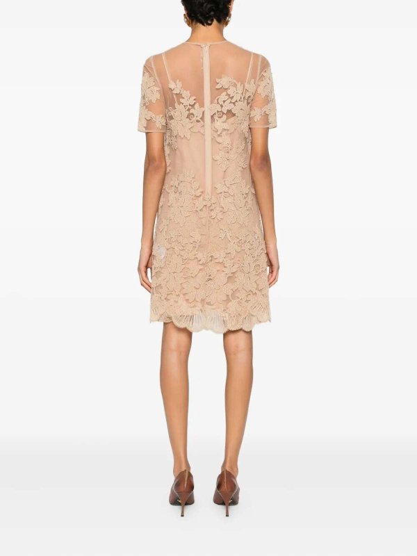 The Best Shops ERMANNO SCERVINO: ショートドレス - ショートドレス - ベージュ