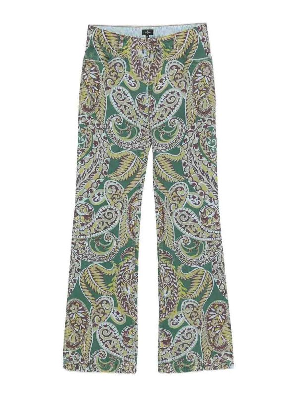 ETRO: Schlagjeans - Schlagjeans - Blau