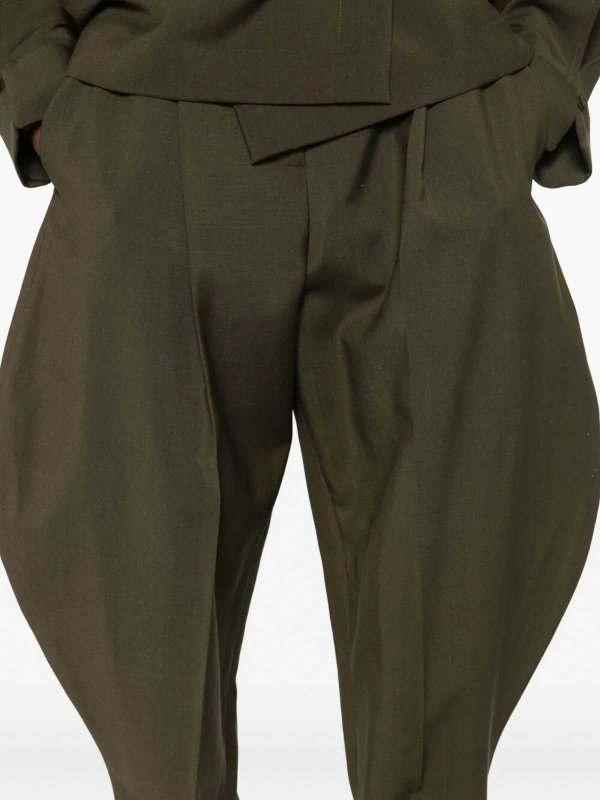 The Best Shops FENDI: casual trousers - Wool Mohair Pants