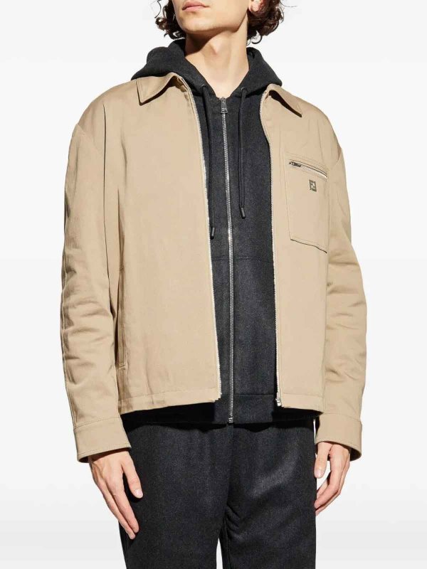 The Best Shops FENDI: shirts - `Ff Metal` Blouson