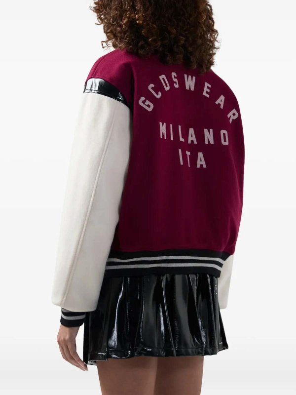 The Best Shops GCDS: Bombers - Bomber - Rouge