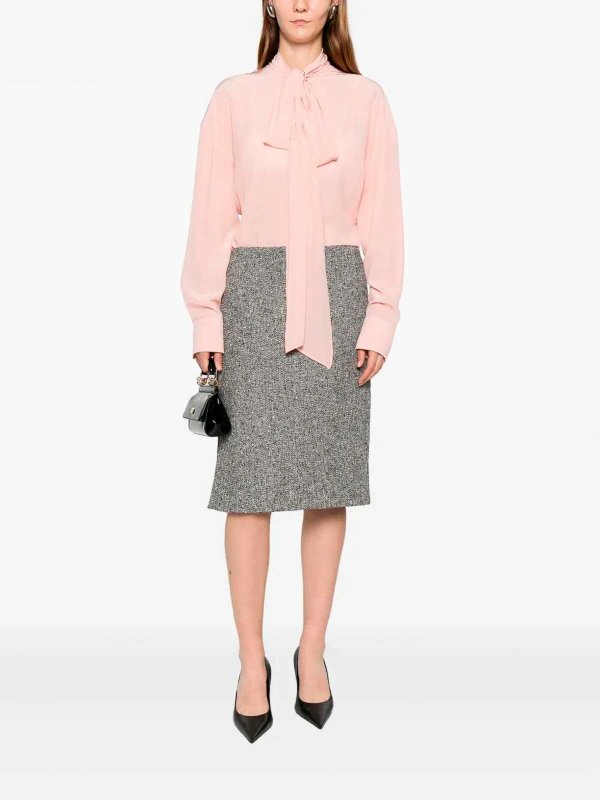 GUCCI: shirts online - Crepe De Chine Bio Silk Shirt