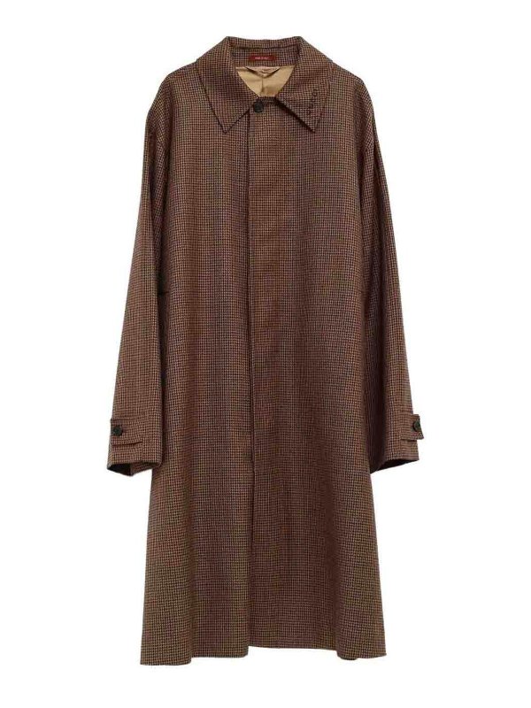 GUCCI: knee length coats - Wool Coat