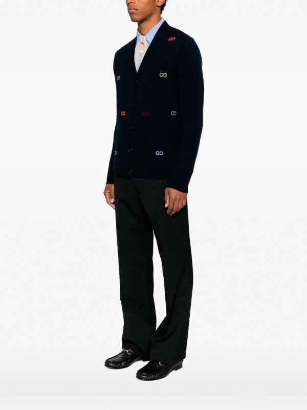 The Best Shops GUCCI: cardigans - Long Sleeve Cashmere Cardigan