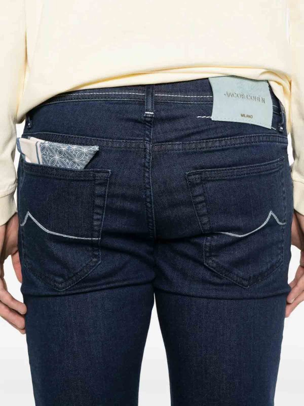 The Best Shops JACOB COHEN: straight leg jeans - `Nick` 5-Pocket Slim Fit Pants