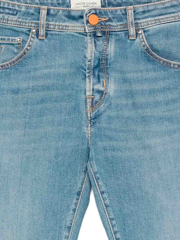 The Best Shops JACOB COHEN: ストレートジーンズ - ストレートジーンズ - ライトブルー