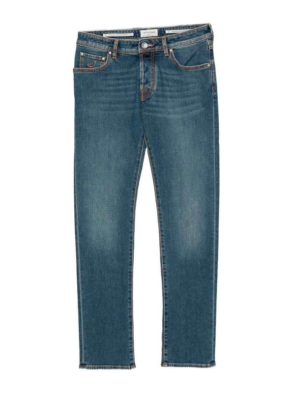 JACOB COHEN: Jeans Rectos - Vaqueros Rectos - Lavado Medio