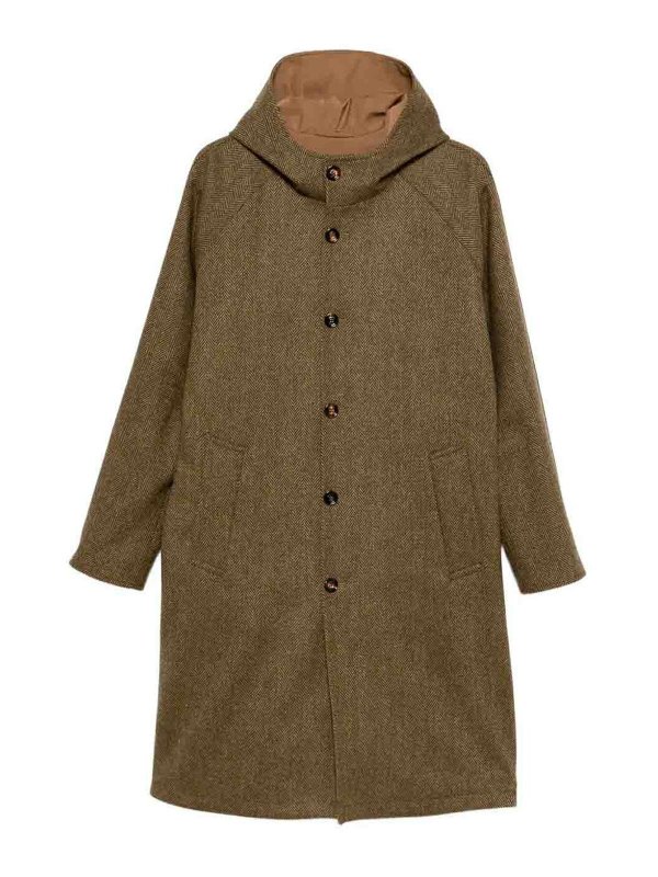Kired: ニーレングスコート - 膝丈コート - ブラウン