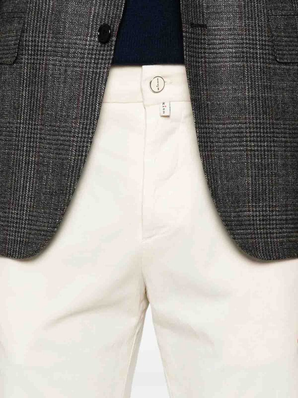 Casual Hose - Creme shop online: KITON