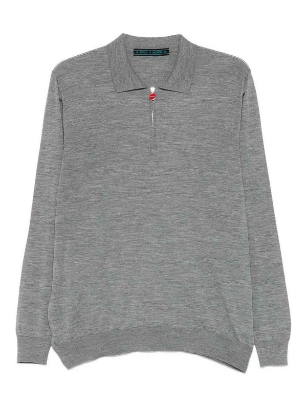 KITON: Polos  - Polo - Gris