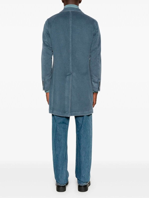 The Best Shops L.B.M 1911: ニーレングスコート - 膝丈コート - ライトブルー