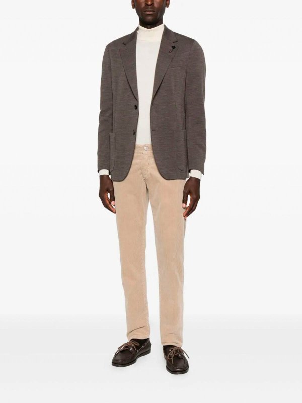 LARDINI: casual jackets online - `Easy Wear Drop 7 Reg` Jacket