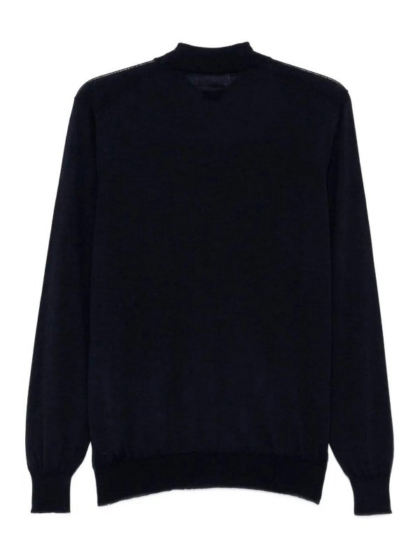 LARDINI: Suéteres con cuello pico online - Suéter Cuello Redondo - Azul