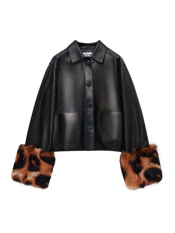 LOEWE: casual jackets - Turn-Up Jacket