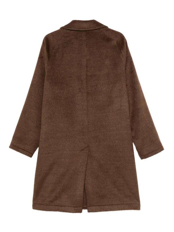 LUIGI BIANCHI MANTOVA: ニーレングスコート online - 膝丈コート - ブラウン