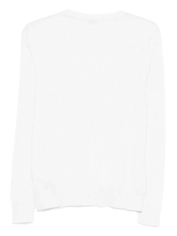 The Best Shops MALO: クルーネック - クルーネック - 白