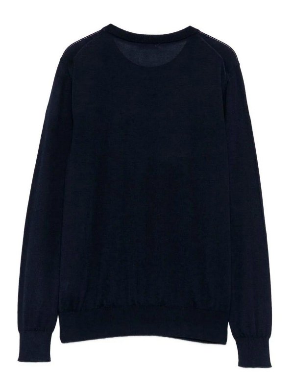 MALO: crew necks online - Long Sleeve Crew-Neck Sweater