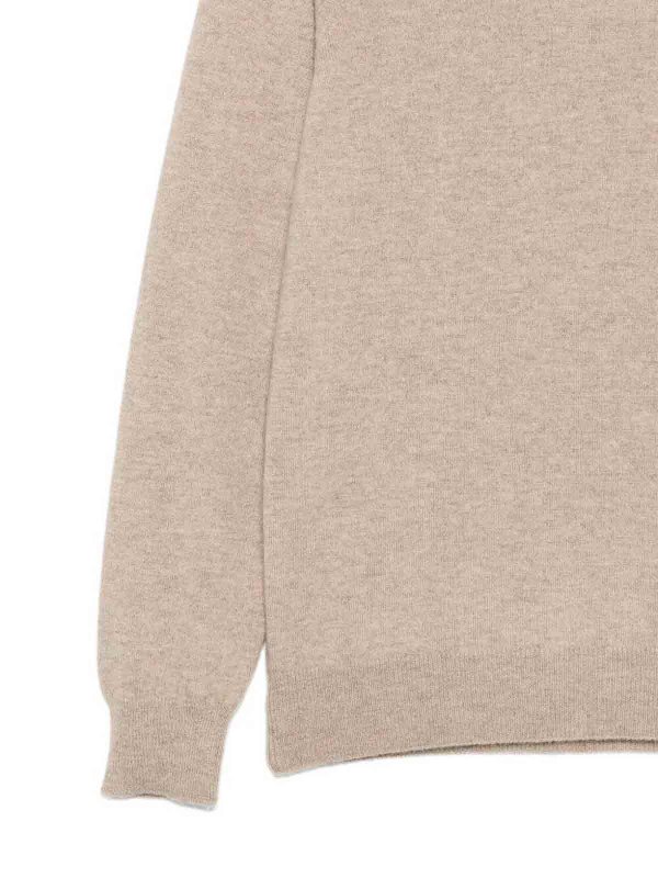 The Best Shops MALO: Suéteres con cuello pico - Suéter Cuello Redondo - Marrón