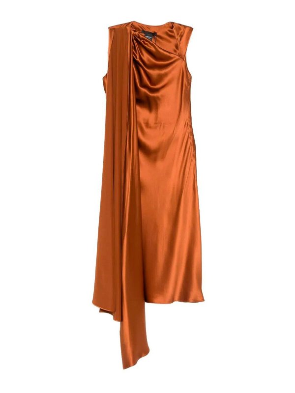 Max Mara: Cocktailkleider - Cocktailkleid - Bronze