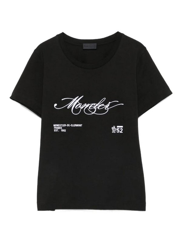 MONCLER: Camisetas - Camiseta - Negro
