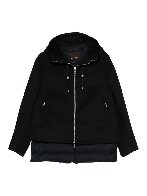 MOORER: knee length coats - `Senigallia` Jacket