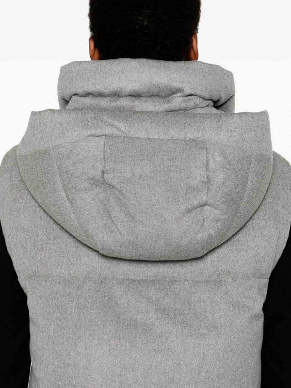 Gilet - Gris Clair shop online: MOORER