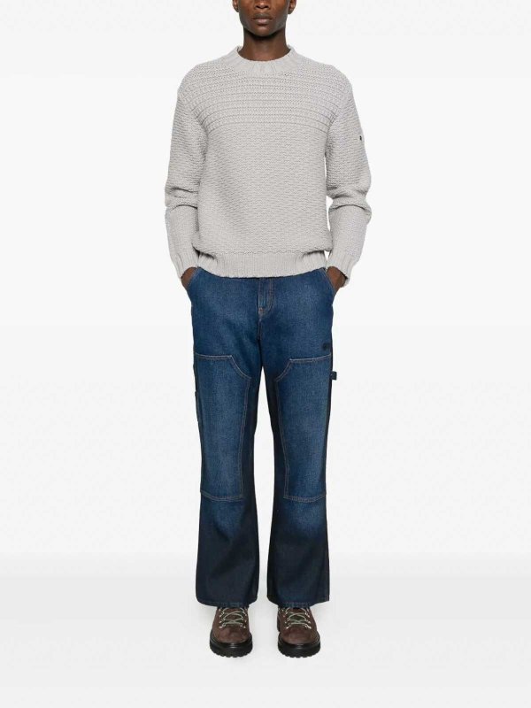 OFF-WHITE: jeans a zampa online - Jeans Carpenter svasati