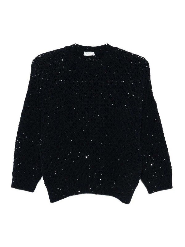 PESERICO: クルーネック - クルーネック - ブルー