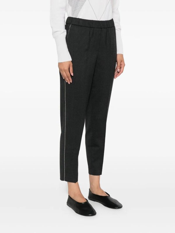 カジュアルパンツ - グレー shop online: PESERICO