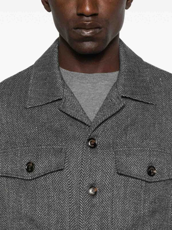 Blazer - Gris shop online: PIACENZA 1733