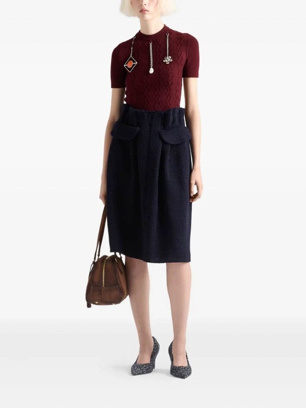 PRADA: crew necks online - Wool Sweater